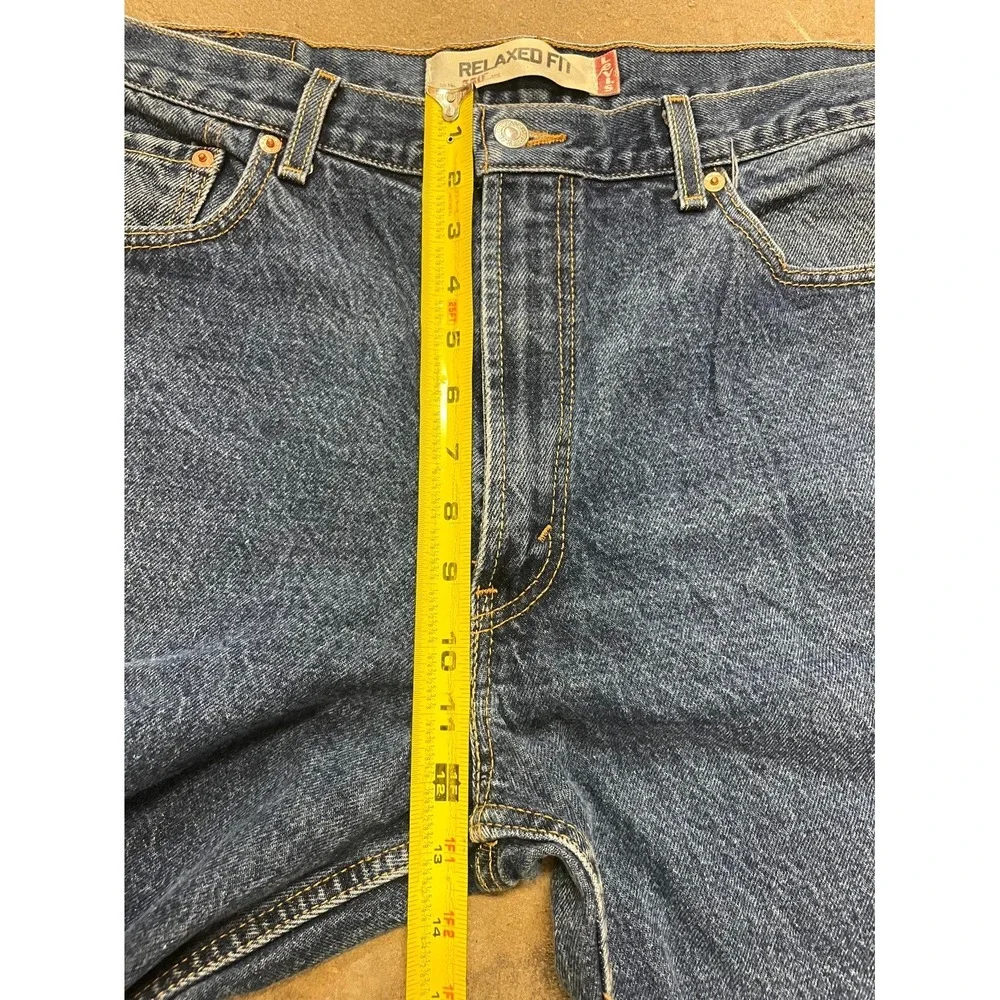 Vintage Levi's 550 Straight Leg Jeans Men 36x34 Blue Denim Relaxed Fit High Rise
